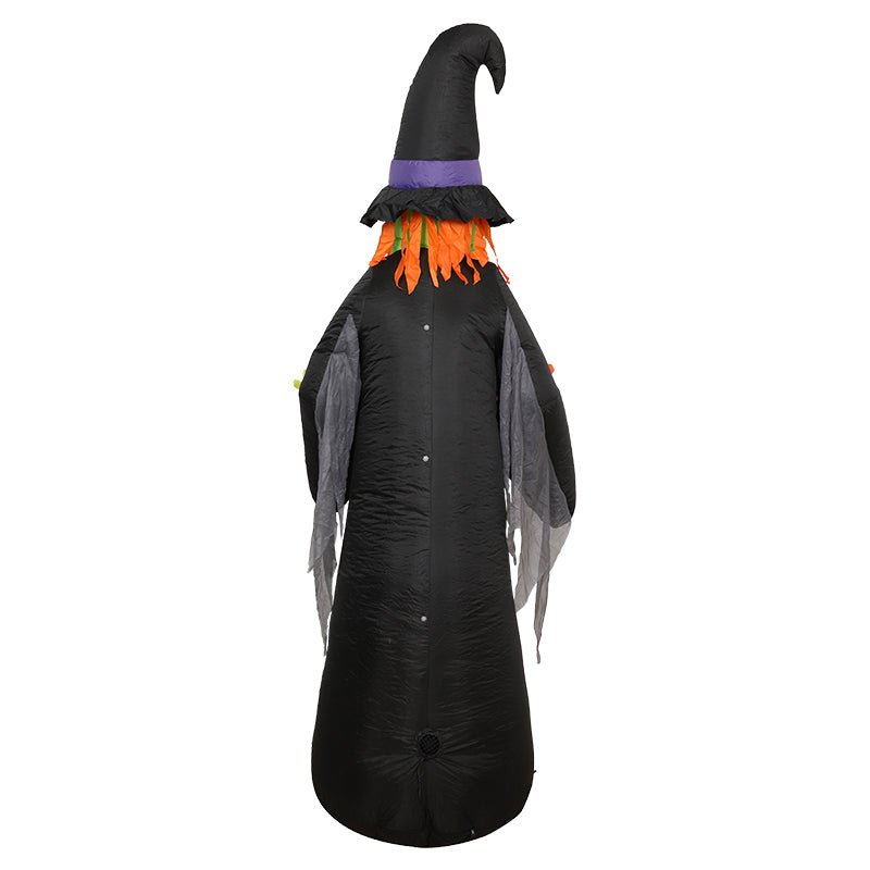 Festiss 2.4m Witch Way Halloween Inflatable with LED - NuSea