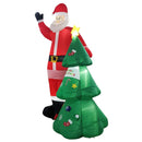 Festiss 2.5m Santa and Christmas Tree Christmas Inflatable with LED - NuSea