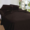 Fieldcrest 875TC Egyptian Cotton Sateen Sheet Set Chocolate Queen - NuSea
