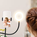 Flexible Clip - on Photography Selfie Ring Light with Adjustable Brightness - NuSea
