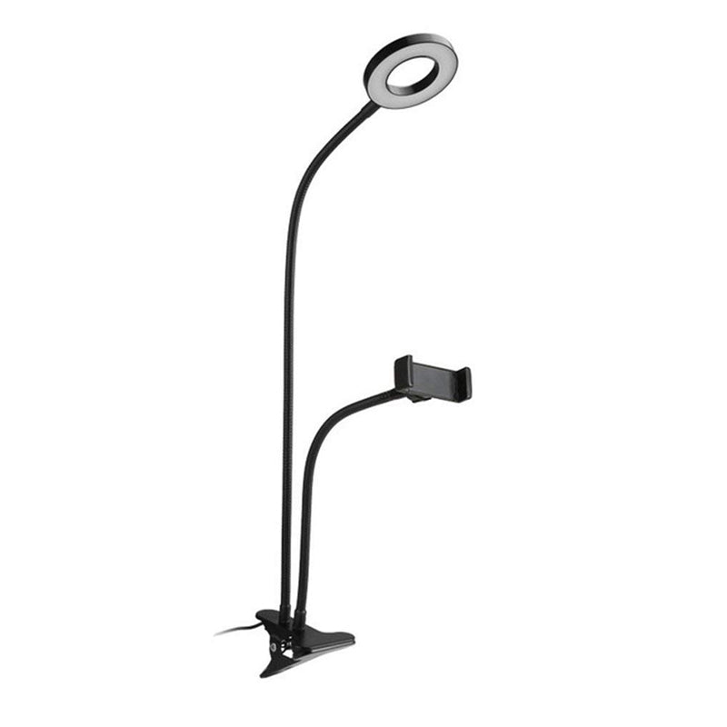Flexible Clip - on Photography Selfie Ring Light with Adjustable Brightness - NuSea