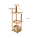 Floofi 120cm 5 Layer Cat Condo Cat Tree Beige - NuSea