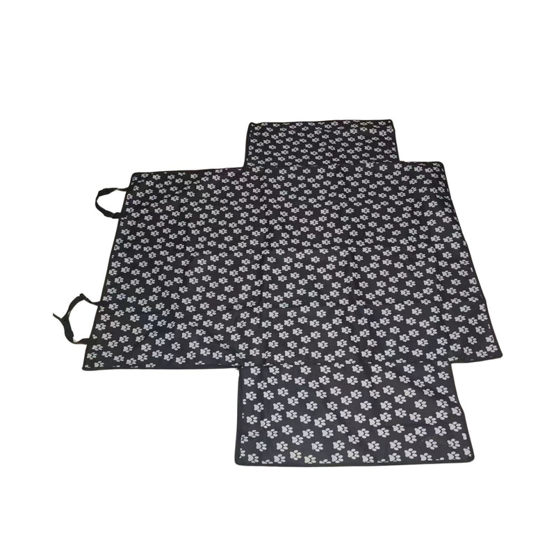 FLOOFI 140 x 145cm Pets Car Back Seat Cover Hammock (Black) - NuSea