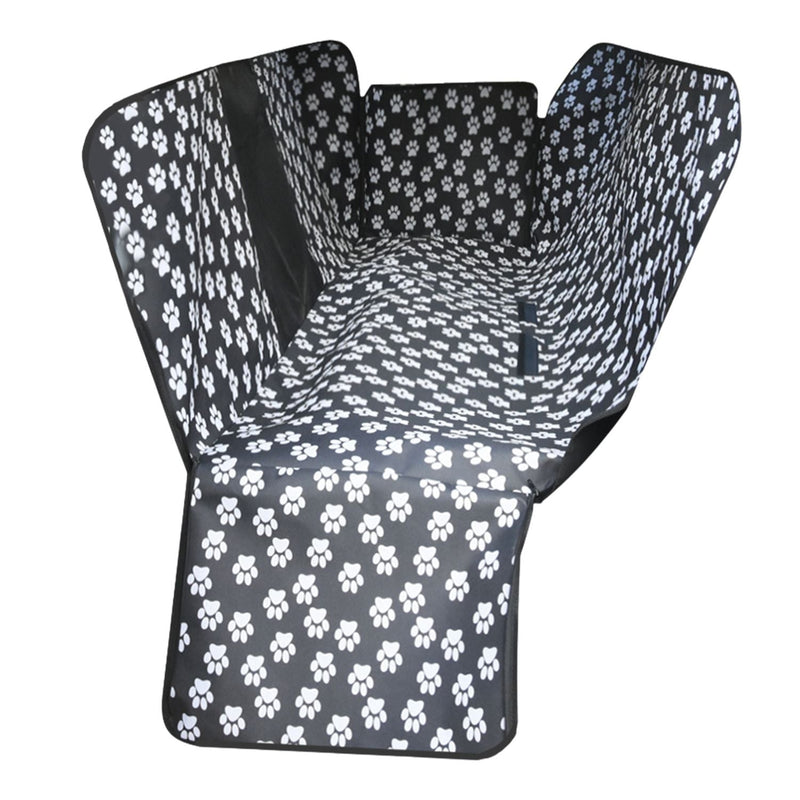 FLOOFI 140 x 145cm Pets Car Back Seat Cover Hammock (Black) - NuSea