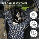 FLOOFI 140 x 145cm Pets Car Back Seat Cover Hammock (Black) - NuSea