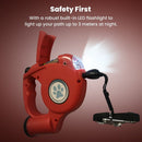 Floofi 3 in 1 Waste Beg LED Leash Blue - NuSea