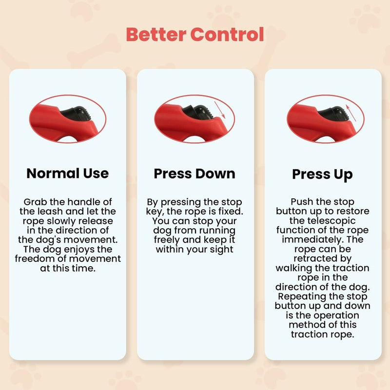 Floofi 3 in 1 Waste Beg LED Leash Yellow - NuSea