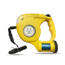 Floofi 3 in 1 Waste Beg LED Leash Yellow - NuSea