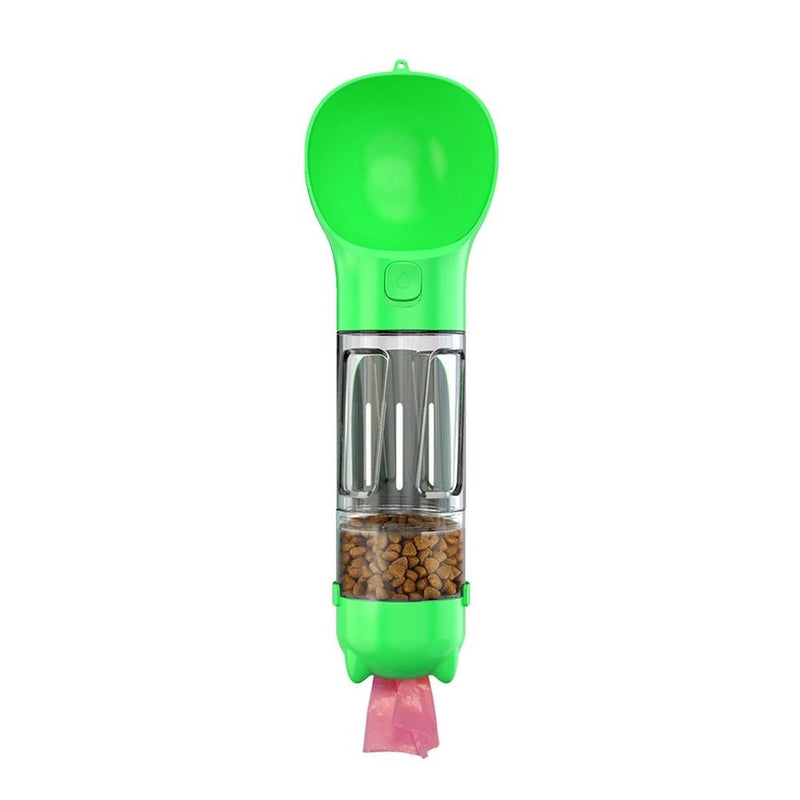 Floofi 4 in 1 pet scooper & feeder Green - NuSea