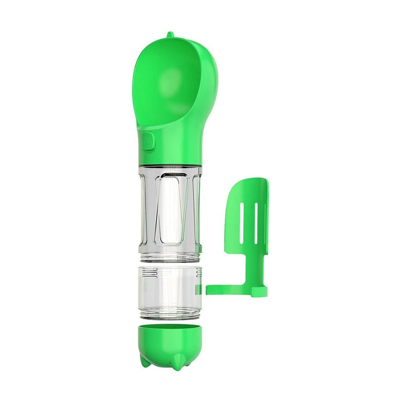 Floofi 4 in 1 pet scooper & feeder Green - NuSea