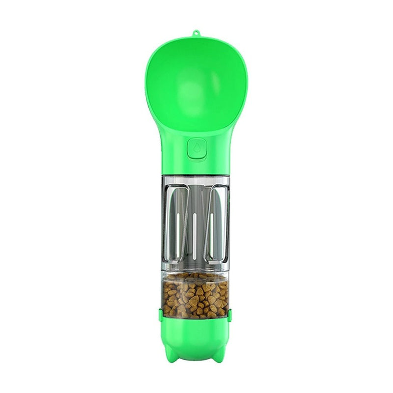 Floofi 4 in 1 pet scooper & feeder Green - NuSea