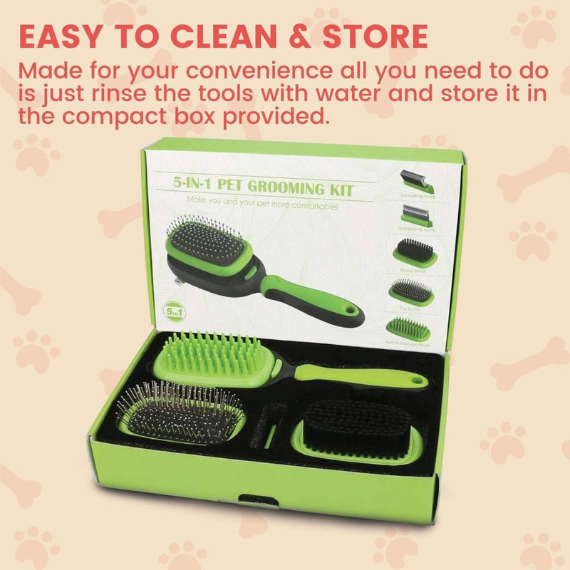 Floofi 5in1 Pet Grooming Set - NuSea