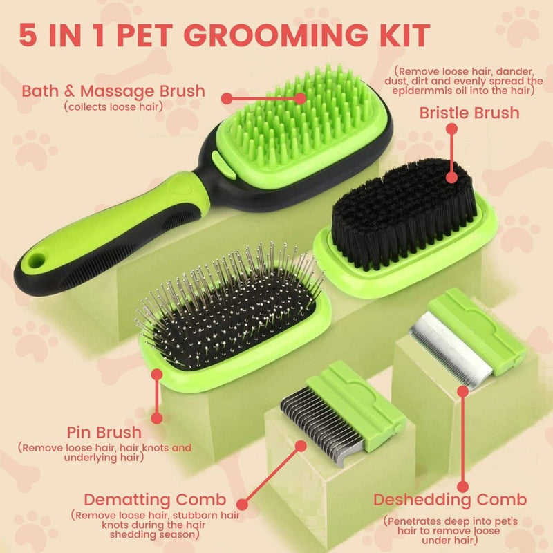 Floofi 5in1 Pet Grooming Set - NuSea