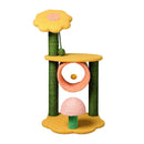 Floofi 90cm Sunflower Plush Scratching Post Cat Tree - NuSea