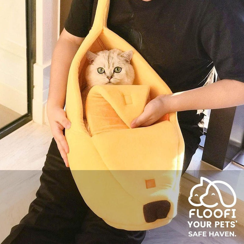 Floofi Banana Pet Bed (XL Yellow) - NuSea