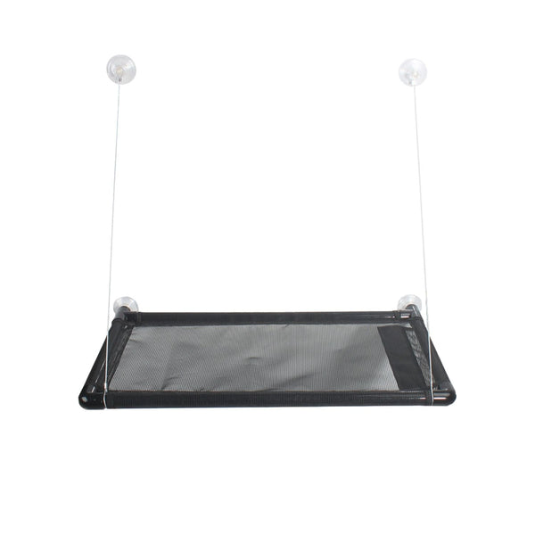 Floofi Cat Window Perch Hammock (Black) - NuSea