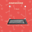 Floofi Cat Window Perch Hammock (Black) - NuSea