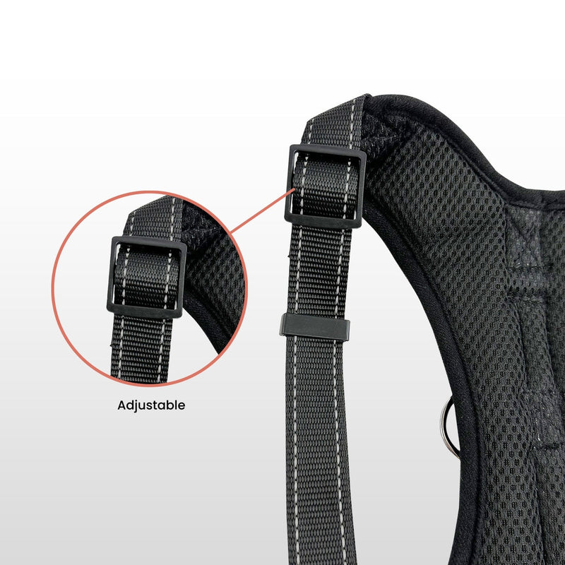 FLOOFI Dog Harness L Size (Red) - NuSea