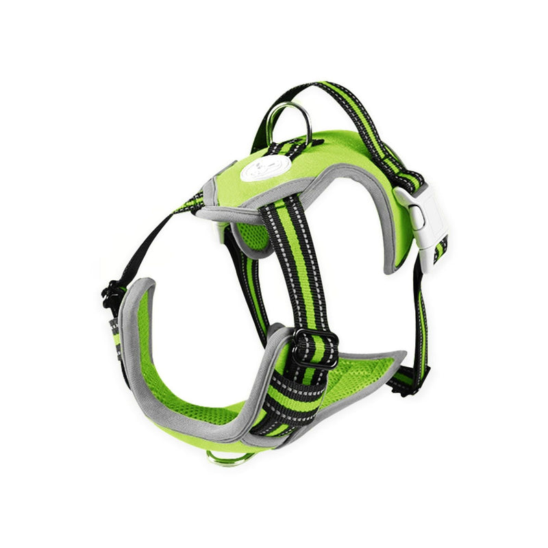 FLOOFI Dog Harness Vest L Size (Green) - NuSea