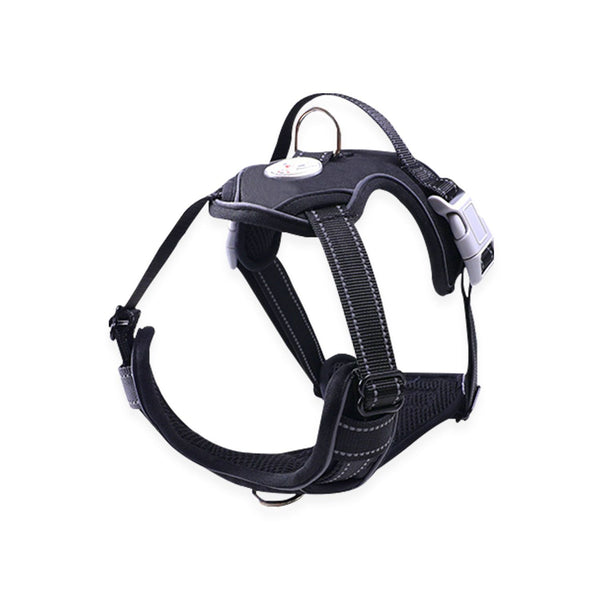 FLOOFI Dog Harness Vest M Size (Black) - NuSea