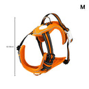 FLOOFI Dog Harness Vest M Size (Orange) - NuSea