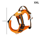 FLOOFI Dog Harness Vest XXL Size (Orange) - NuSea