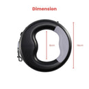 Floofi Dounght Dog Leash with USB and LED Black - NuSea