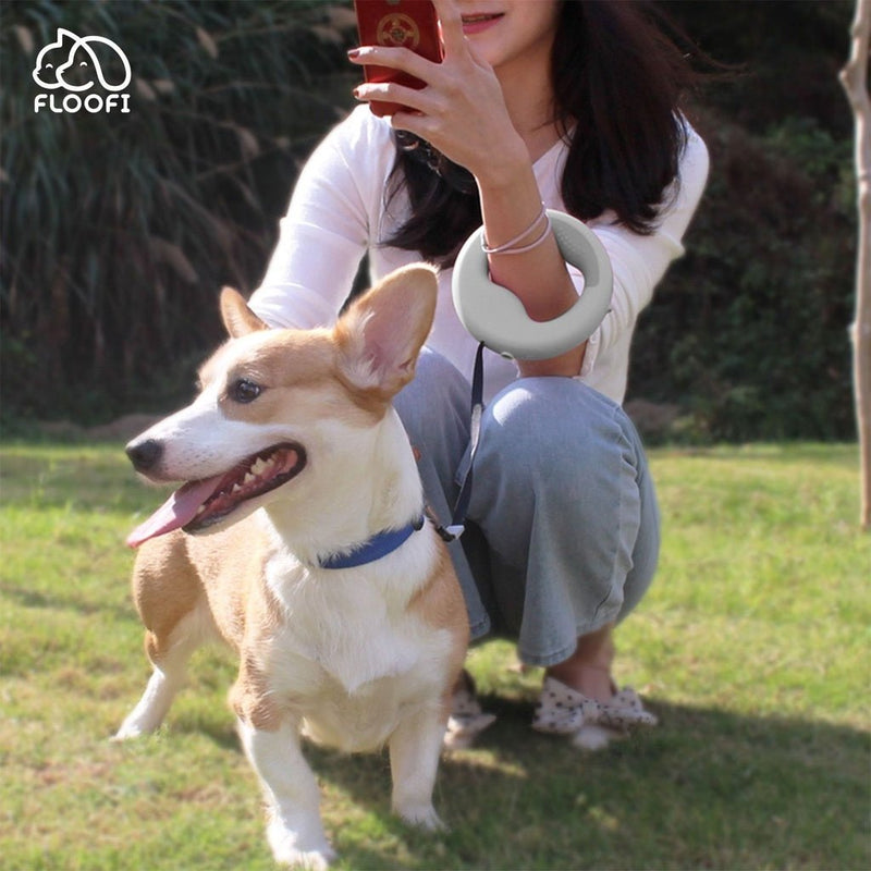 Floofi Dounght Dog Leash with USB and LED Black - NuSea