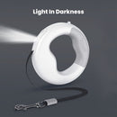 Floofi Dounght Dog Leash with USB and LED White - NuSea