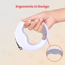 Floofi Dounght Dog Leash with USB and LED White - NuSea