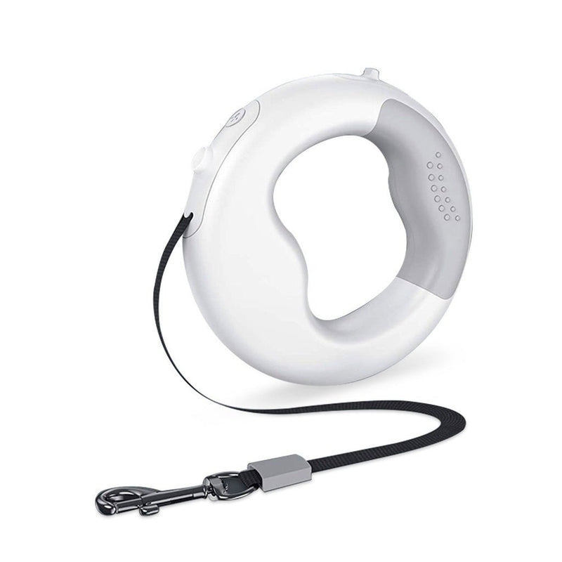 Floofi Dounght Dog Leash with USB and LED White - NuSea