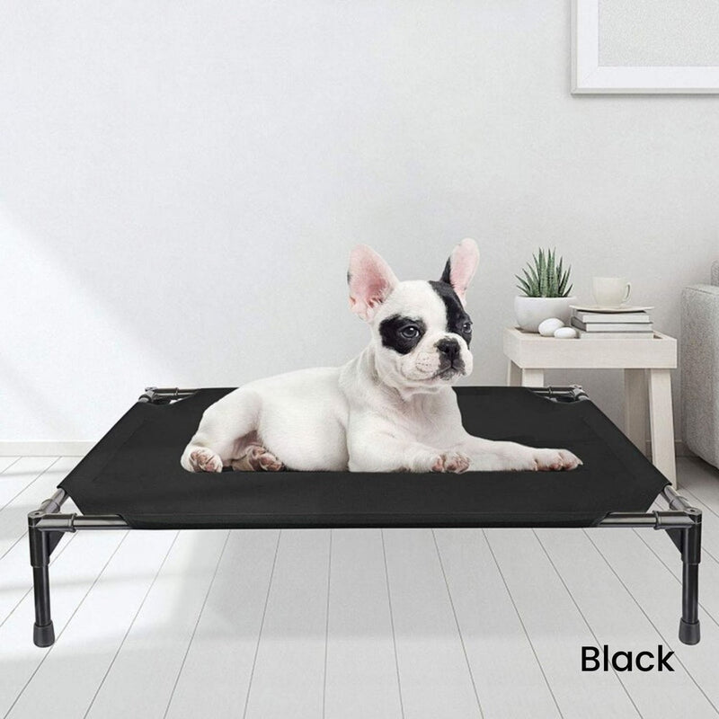 Floofi Elevated Pet Bed (M Black) - NuSea