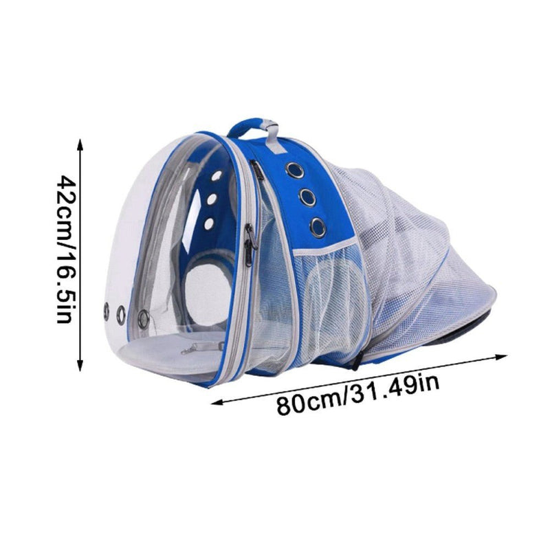 Floofi Expandable Space Capsule Backpack - Model 1 (Blue) - NuSea