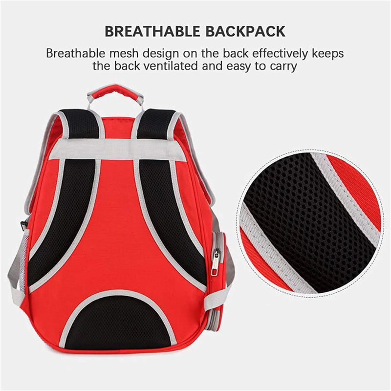 Floofi Expandable Space Capsule Backpack - Model 1 (Red) - NuSea