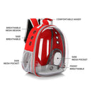 Floofi Expandable Space Capsule Backpack - Model 1 (Red) - NuSea