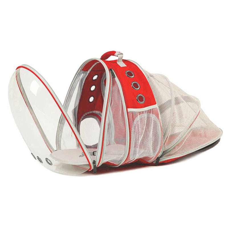 Floofi Expandable Space Capsule Backpack - Model 1 (Red) - NuSea