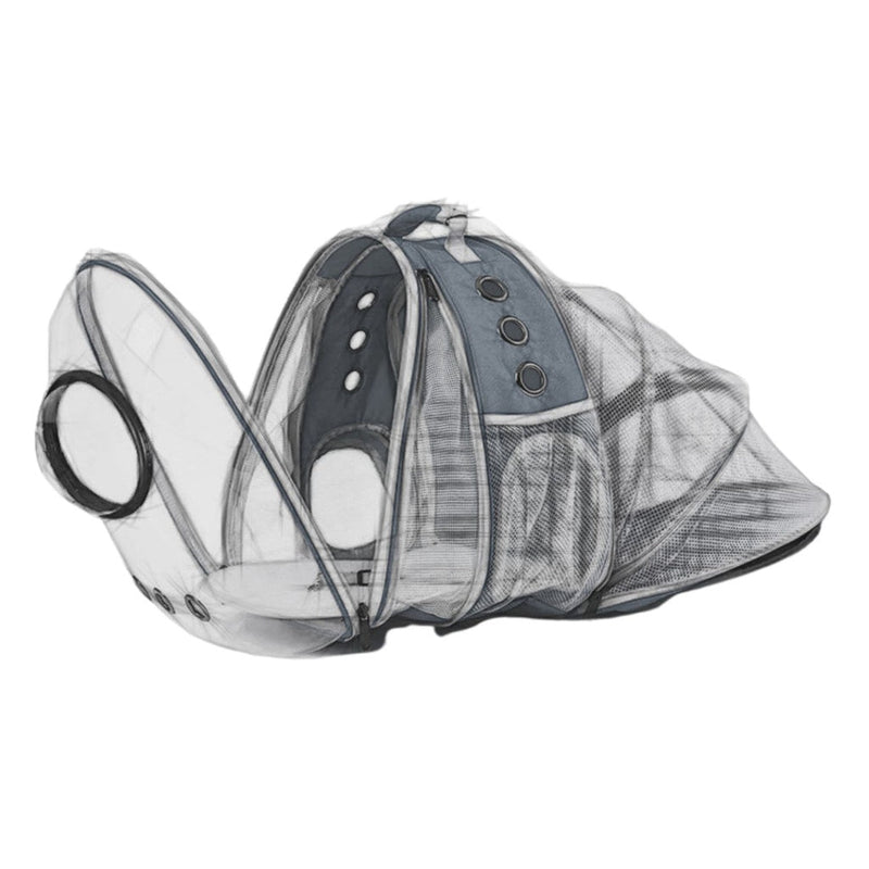 Floofi Expandable Space Capsule Backpack - Model 2 (Grey) - NuSea