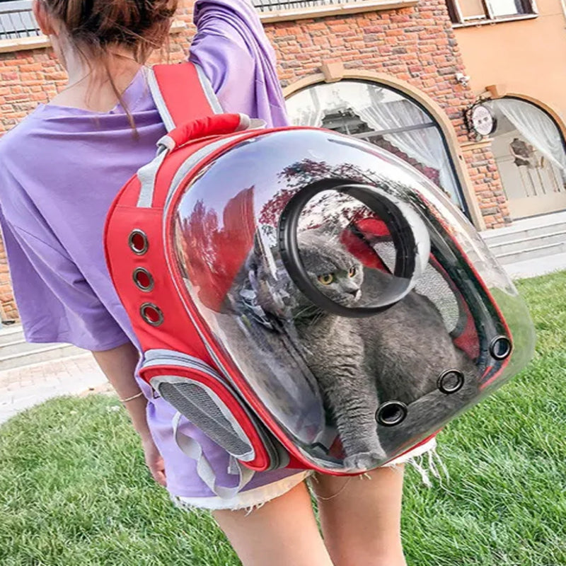 Floofi Expandable Space Capsule Backpack - Model 2 (Red) - NuSea