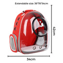 Floofi Expandable Space Capsule Backpack - Model 2 (Red) - NuSea