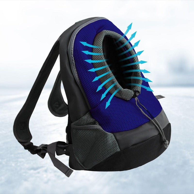 FLOOFI Front Carrier Backpack L Size (Blue) - NuSea