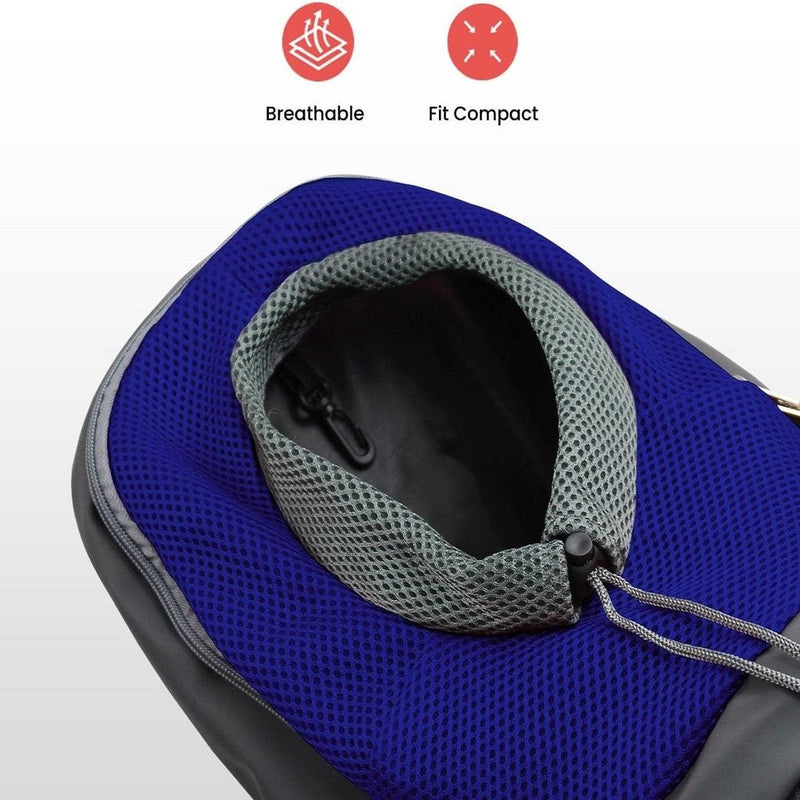 FLOOFI Front Carrier Backpack L Size (Blue) - NuSea