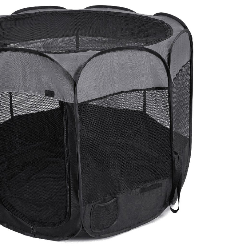 Floofi Oxford Playpen (120cm Grey) - NuSea