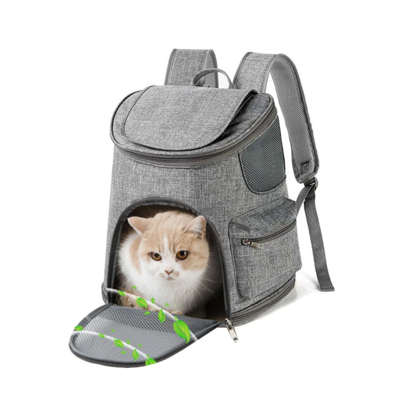 Floofi Pet Backpack - Model 2 (Grey) - NuSea