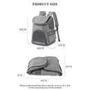 Floofi Pet Backpack - Model 2 (Grey) - NuSea