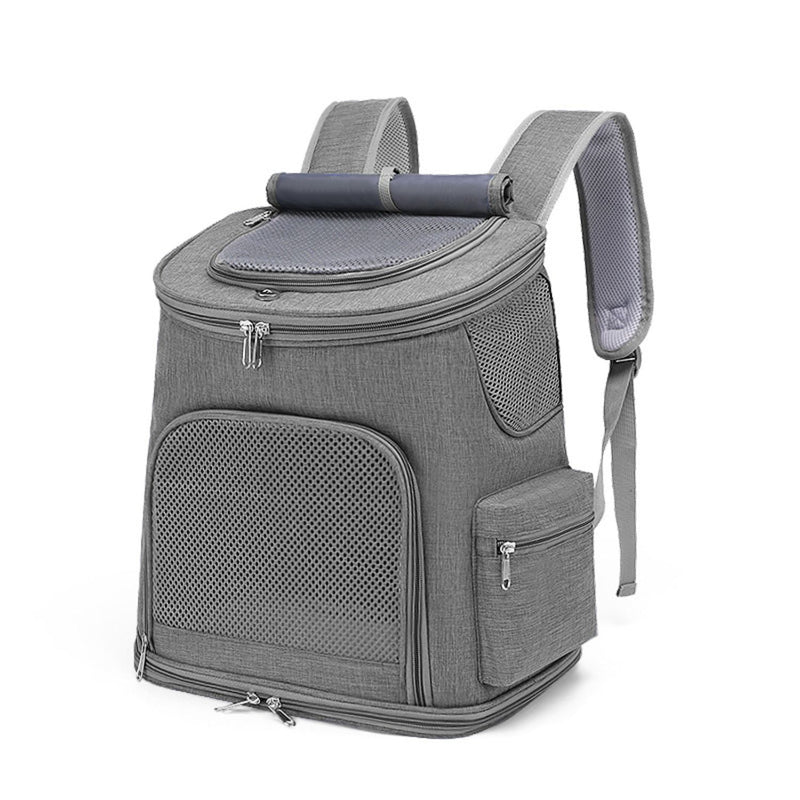 Floofi Pet Backpack - Model 2 (Grey) - NuSea