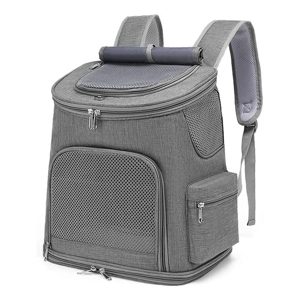 Floofi Pet Backpack - Model 2 (Grey) - NuSea