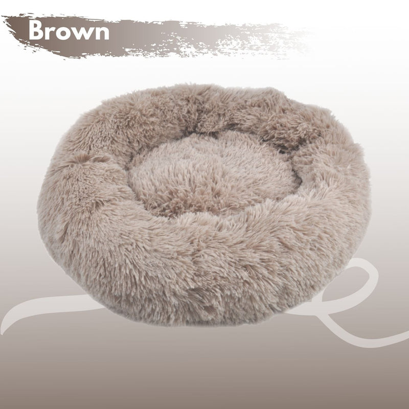Floofi Pet Bed 80cm (Brown) - NuSea