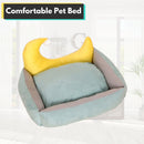 Floofi Pet Bed Moon Design (M Green) - NuSea