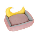 Floofi Pet Bed Moon Design (M Pink) - NuSea