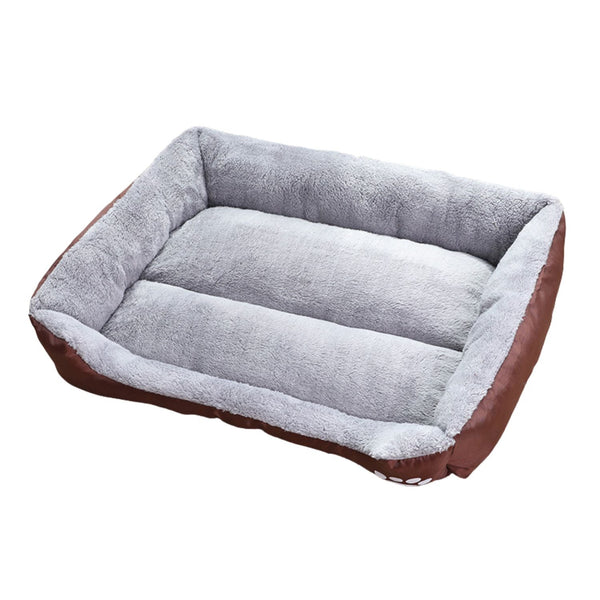 Floofi Pet Bed Square L Size (Coffee) - NuSea